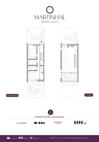 Ocean House 2 bedrooms floorplan